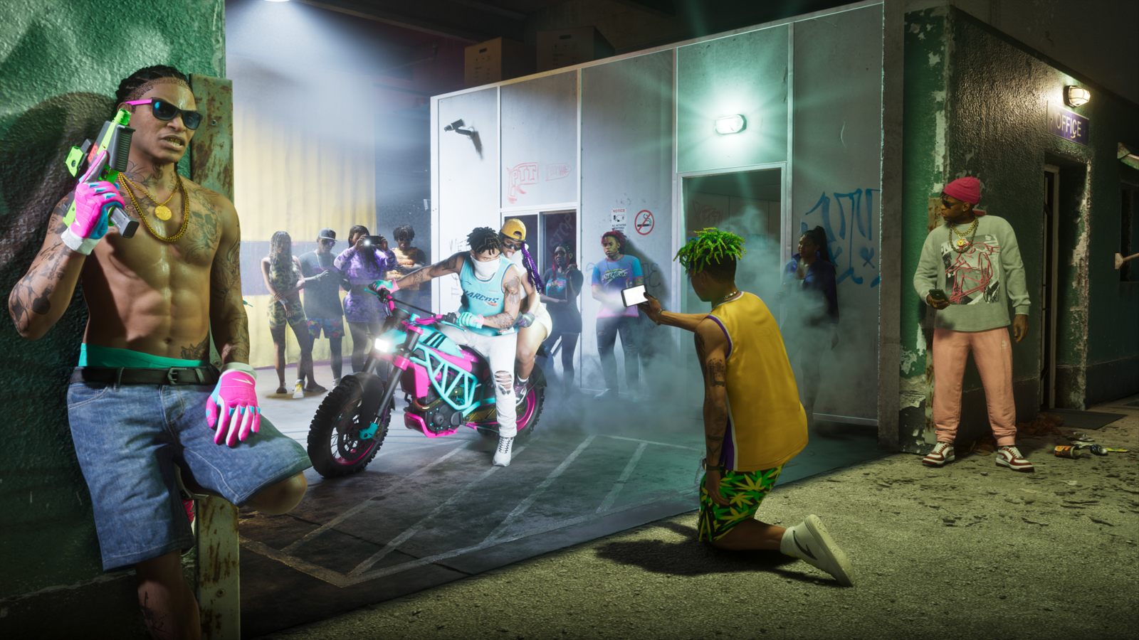 Scene entitled “PTT Youngin$ Illegal Goods Store 01” at the official gallery.